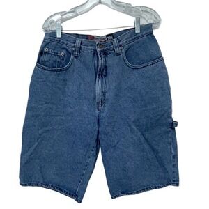 Bugle Boy Carpenter‎ 7M Straight Shorts 34W Blue Denim Cotton Baggy Streetwear